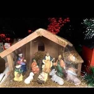 Nativity Set 11 pc New #1